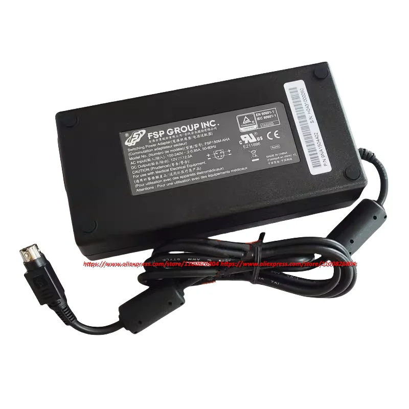 Genuine FSP 12V 12.5A 150W 4PIN FSP150M-AHA AC Switching Power Adapter For Power Supply Charger FSP150-AHA