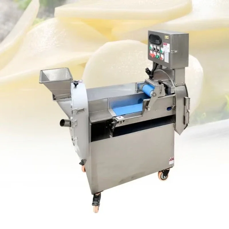 

Commercial automatic fruit and vegetable slicer for green leafy vegetables and sweet potato chips