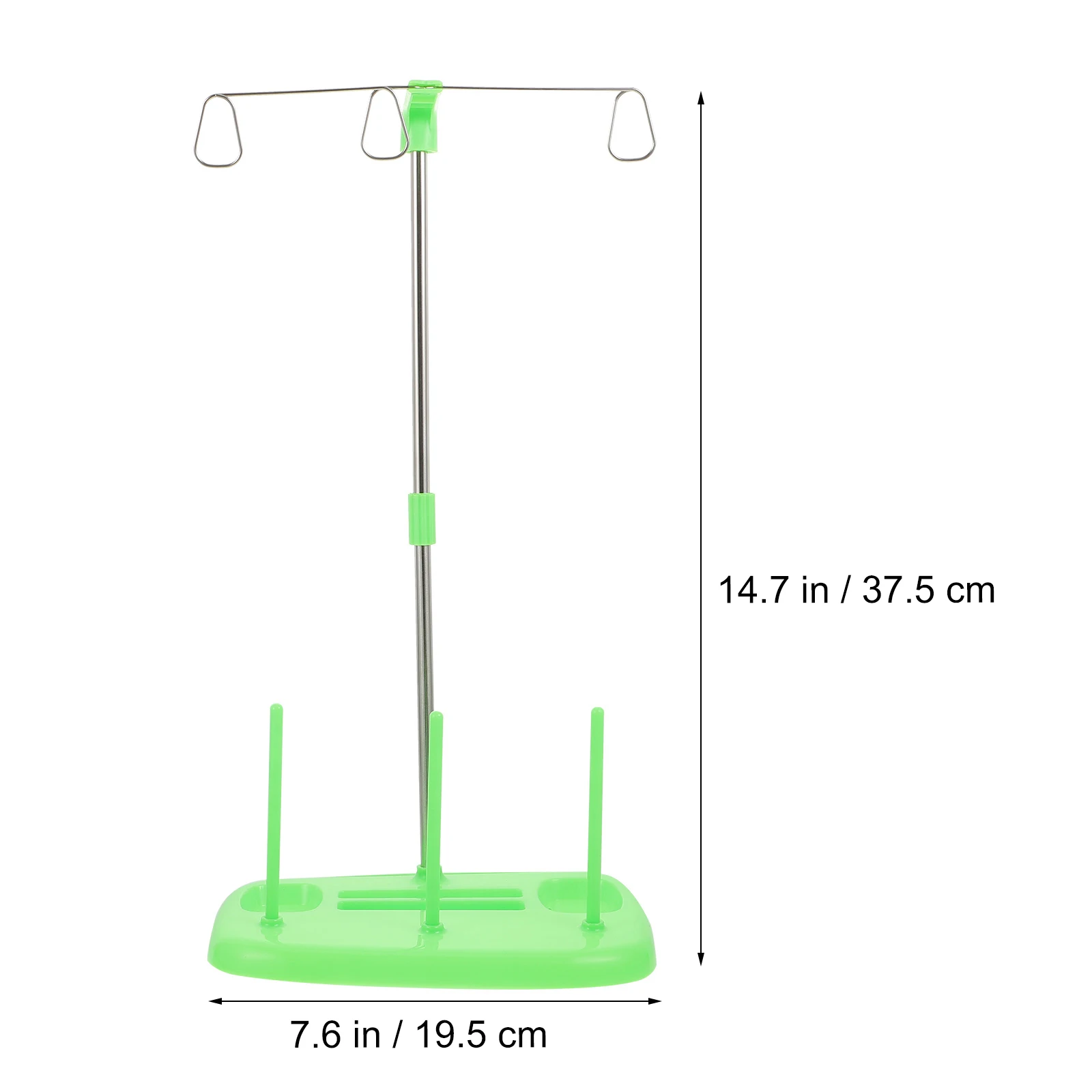 

Spool Cone Holder Heavy Duty 3 Spools Stand Strong Anti Break for Sewing Machine Thread Rack Embroidery Supply