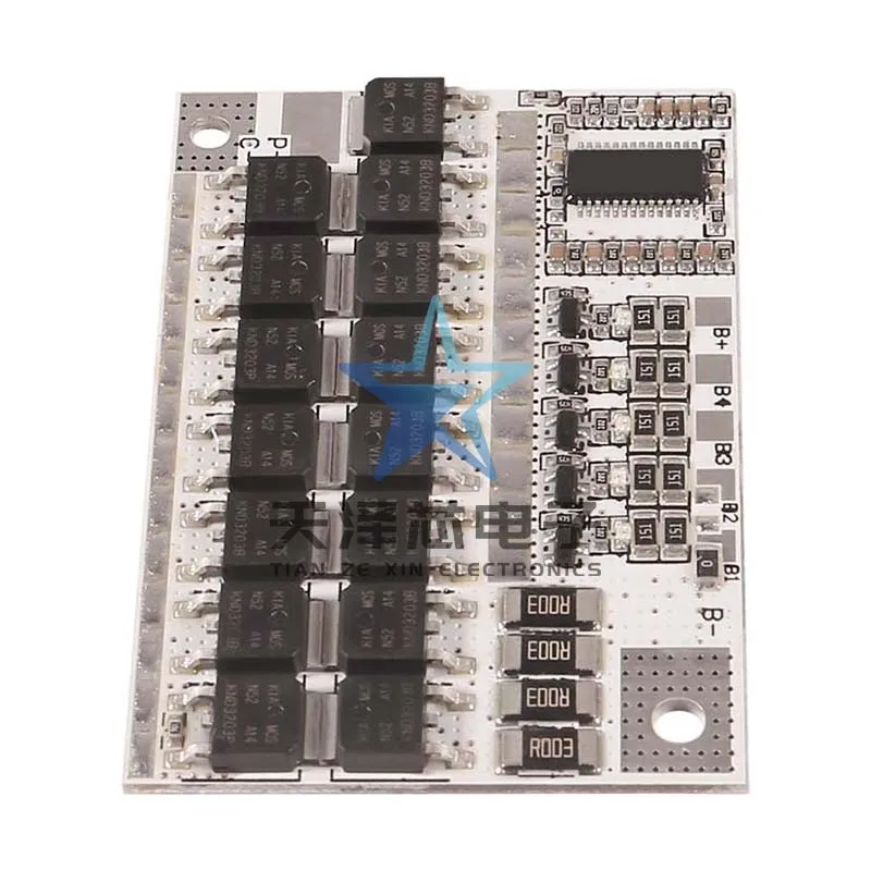 폴리머 리튬 다리미 인산염 배터리 보호 보드, 균형 잡힌 리튬 배터리, 3, 4, 5 스트링, 12V, 100A