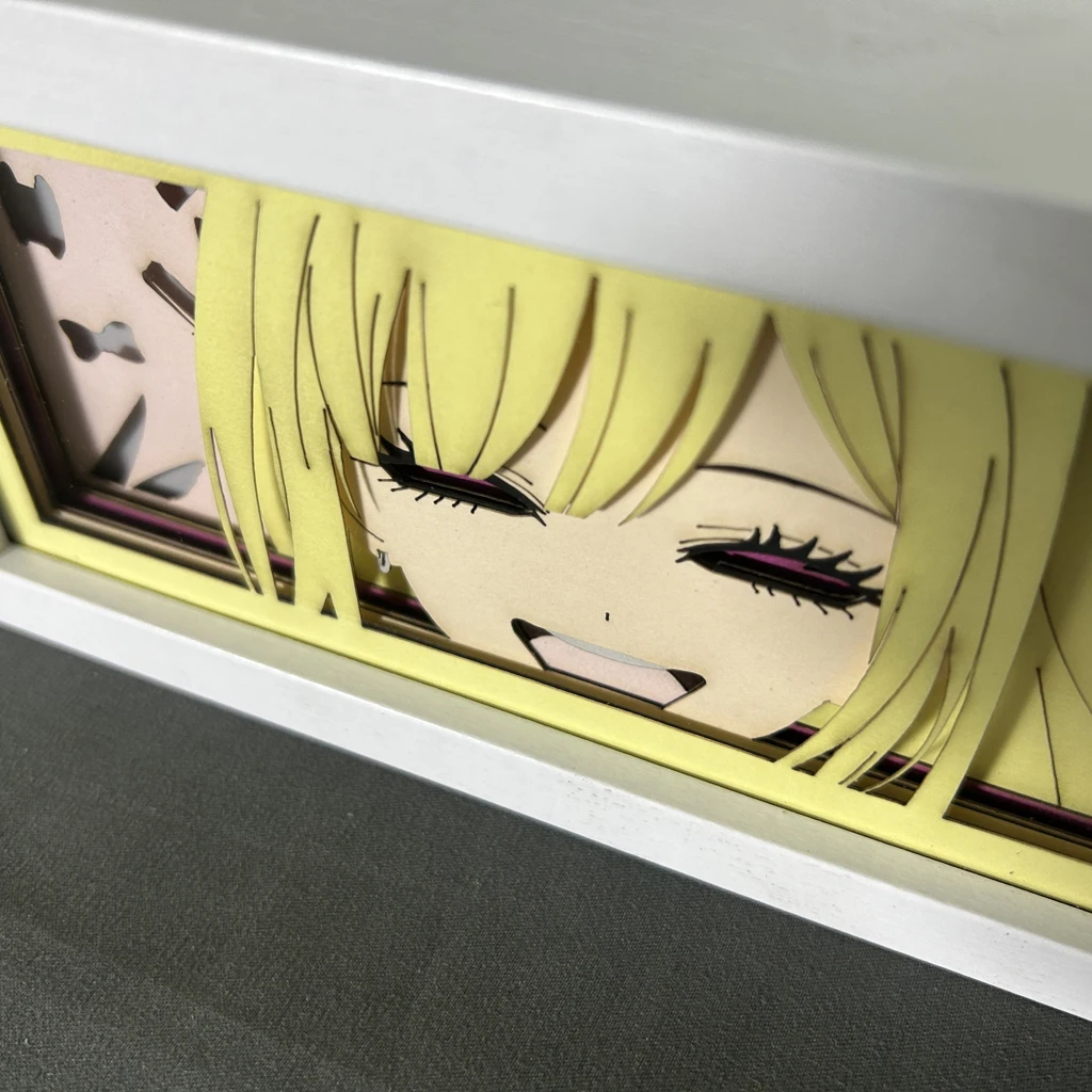 Anime Led Night Light Box My Dress Up Darling Marin Kitagawa For Hoom Decor Paper Cut Shadow Box Gift For Friends Manga Lightbox