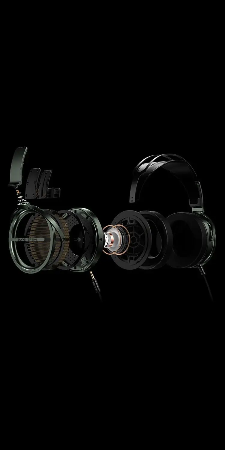 سماعات رأس كاملة الحجم مغلقة من الخلف مع محرك MLD، محرك ديناميكي، كابل قابل للفصل، سماعات HiFi Hi-Res Audioophile فوق الأذن · Hot #4