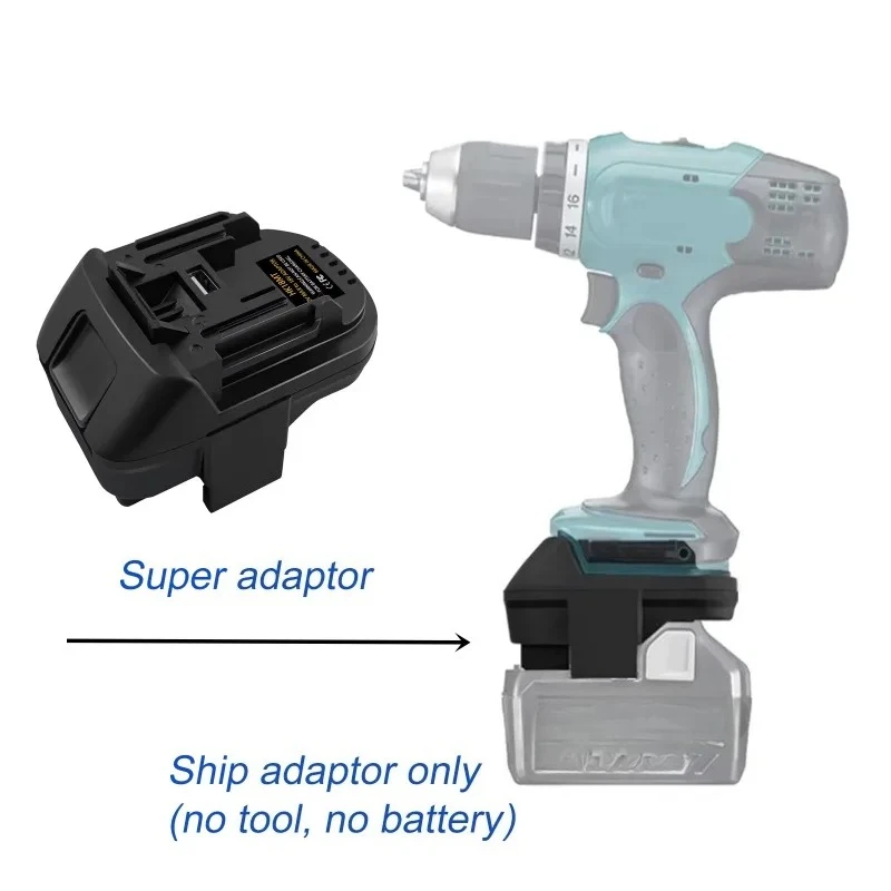 For Makita 18V Power Tool Drill HK18MT Adapter Compatible With for Hitachi 18V 36V Li-ion Battery Battery Convertor Adapter