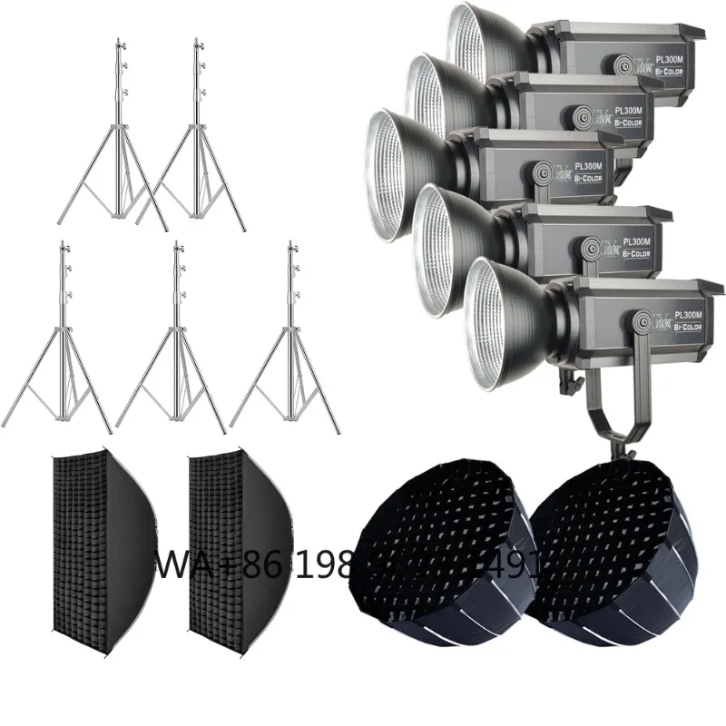 

200W LED Video Light with Softbox Tripod Professional Live Stream Studio Photography Fill Light Kit