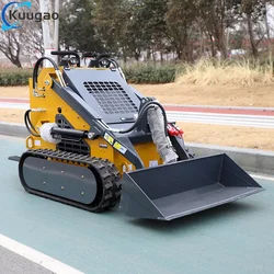 Carregador de escavação pequeno para uso doméstico, Equipamento de trituração, Mini solo solto, Mini-purpose Skid Steer, Acessórios, Personalizado