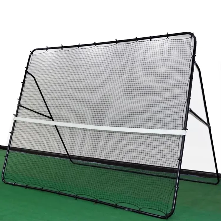 Wholesale Foldable Tennis Rebounder Tennis Rebound Net 9*7ft Soccer Tennis Practice Net Baseball Rebound Screenpromote sales