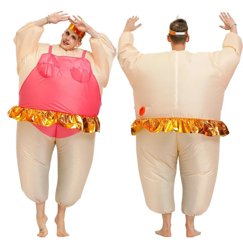 

adult cosplay costumes women blue ballet dance inflatable costumes Halloween Purim party funny disqraz xADFSQ2025