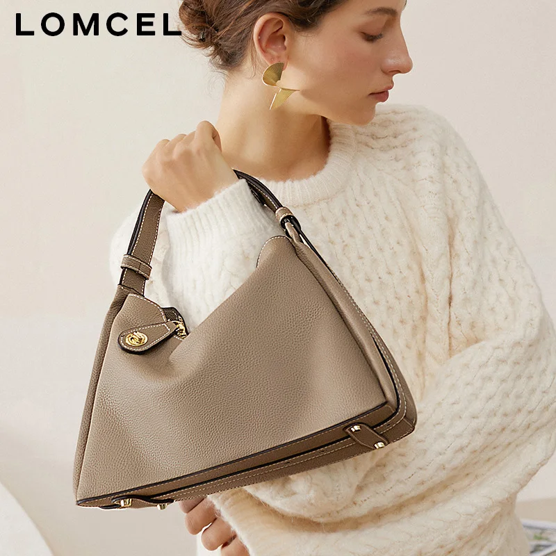 LOMCEL 44 High-end genuine leather women's bag - new crossbody shoulder bag - fashionable cross-body bag for women - elegant wom