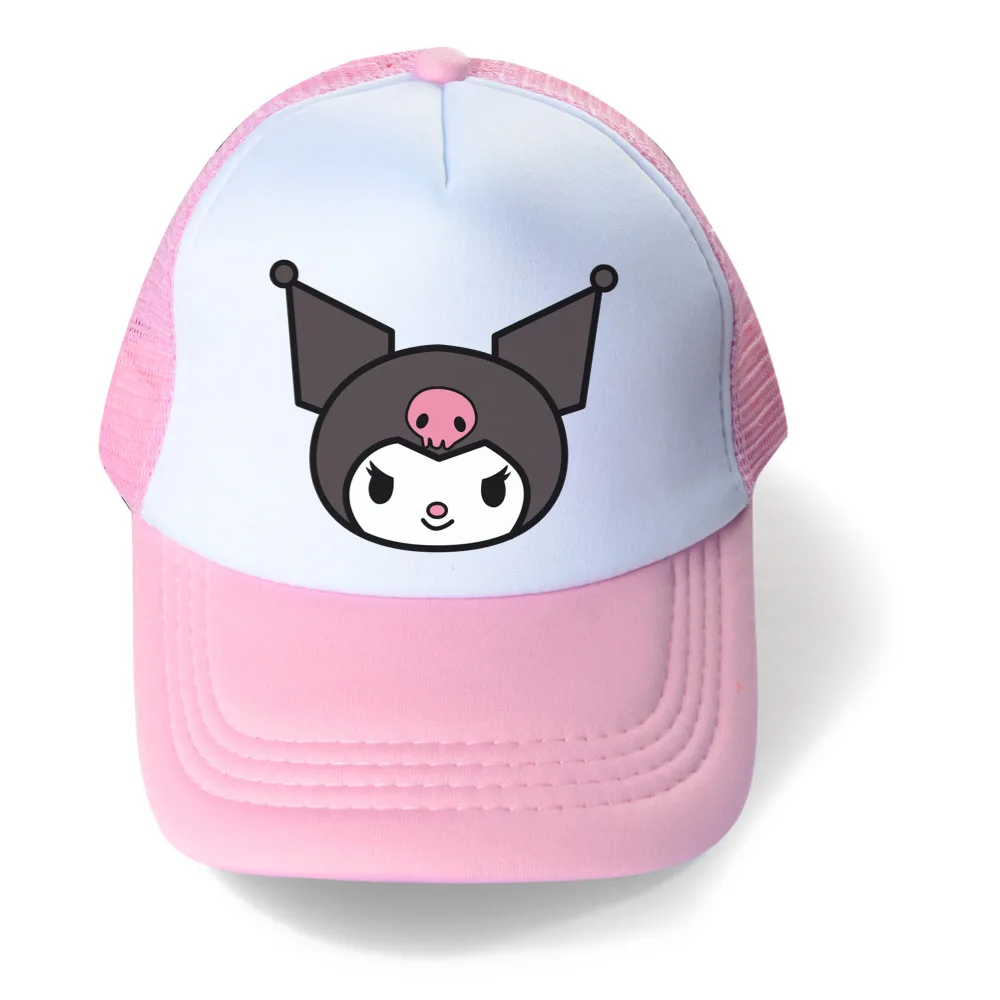 Mode Cartoon Kuromi Kinder Baseballpet Kids Mesh Pet Kinderpet Jongens Meisjes Snapback Streetwear Kindermuts 2980