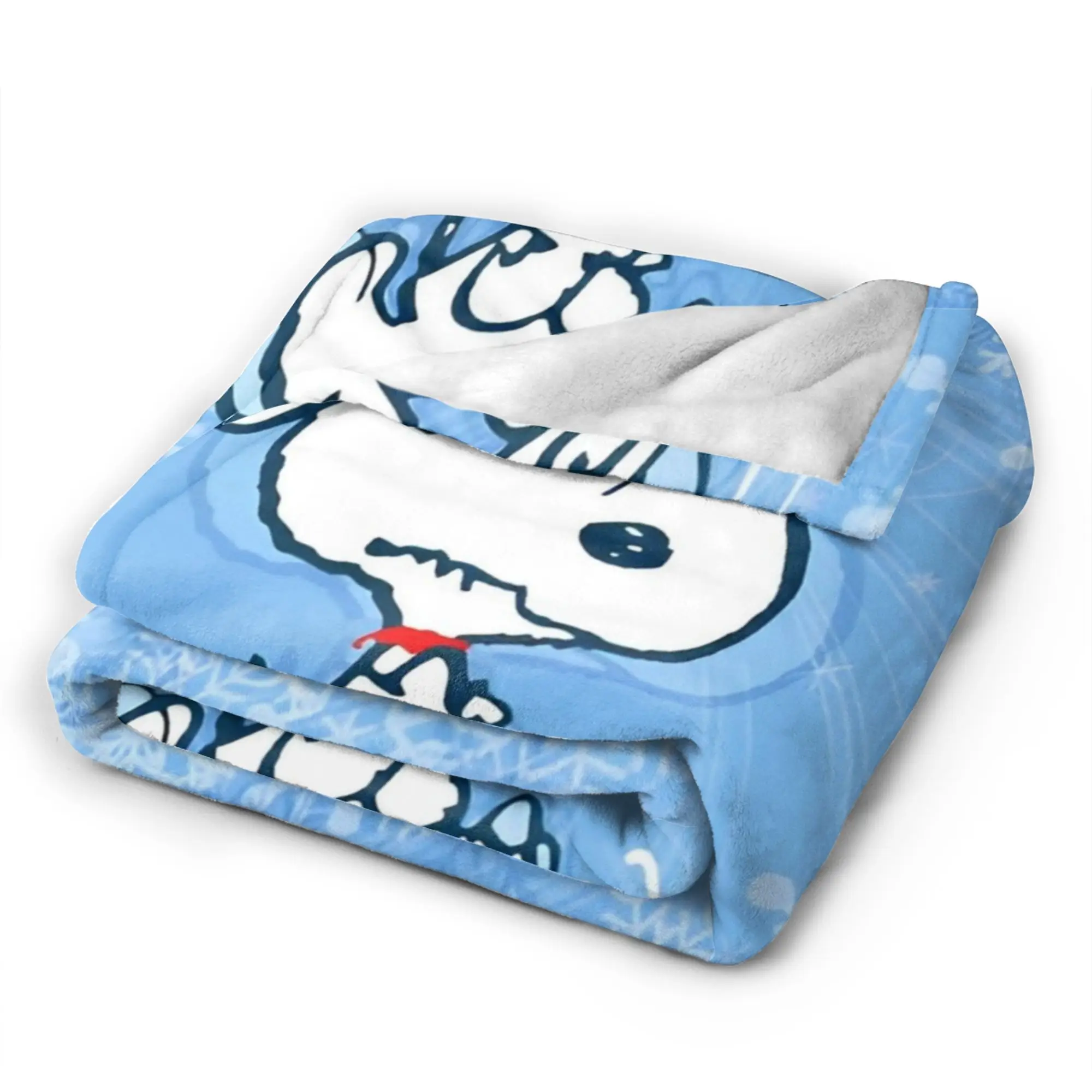 Snoopys Flannel Blanket  Fashion Throw Blankets for Home Hotel Sofa  150*125cm Quilt,