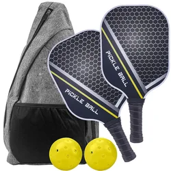 Pickleball kürekler set-grafit karbon Fiber Usapa onaylı hafif raketler her yaş için kapalı ve açık egzersiz Set