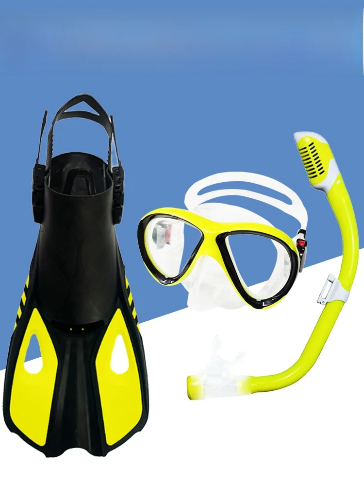children's-full-dry-snorkeling-set-dive-mask-anti-drown-breath-tube-fins-swimming-goggles-equipment-helen's-smile-brand