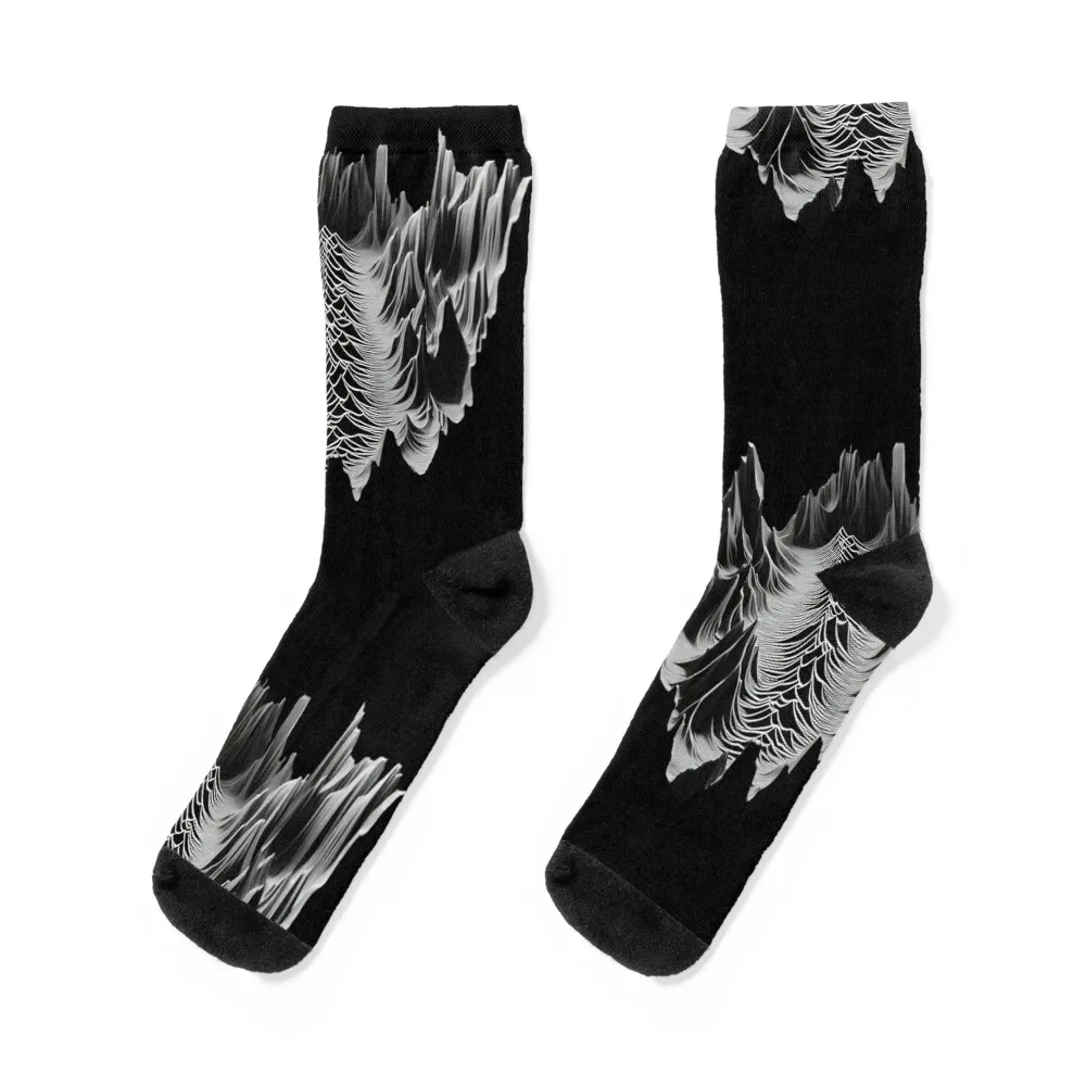 Joy Division black and white - Engraved metal dark illustrations Goth collection by Red Siri0 ( Joy Division - post punk ) Socks