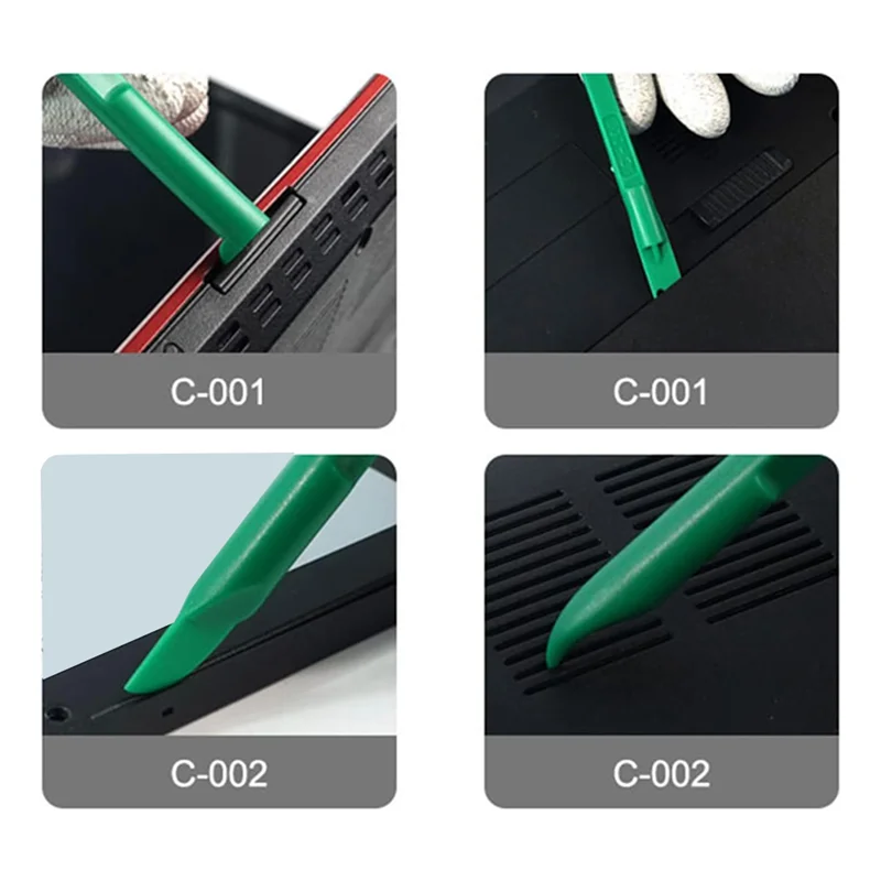 Эффективный 10 в 1, пластиковый инструмент для открывания с двойной головкой, лопатка для мобильного телефона, ноутбука, ПК, сборка, инструмент для ремонта телефона