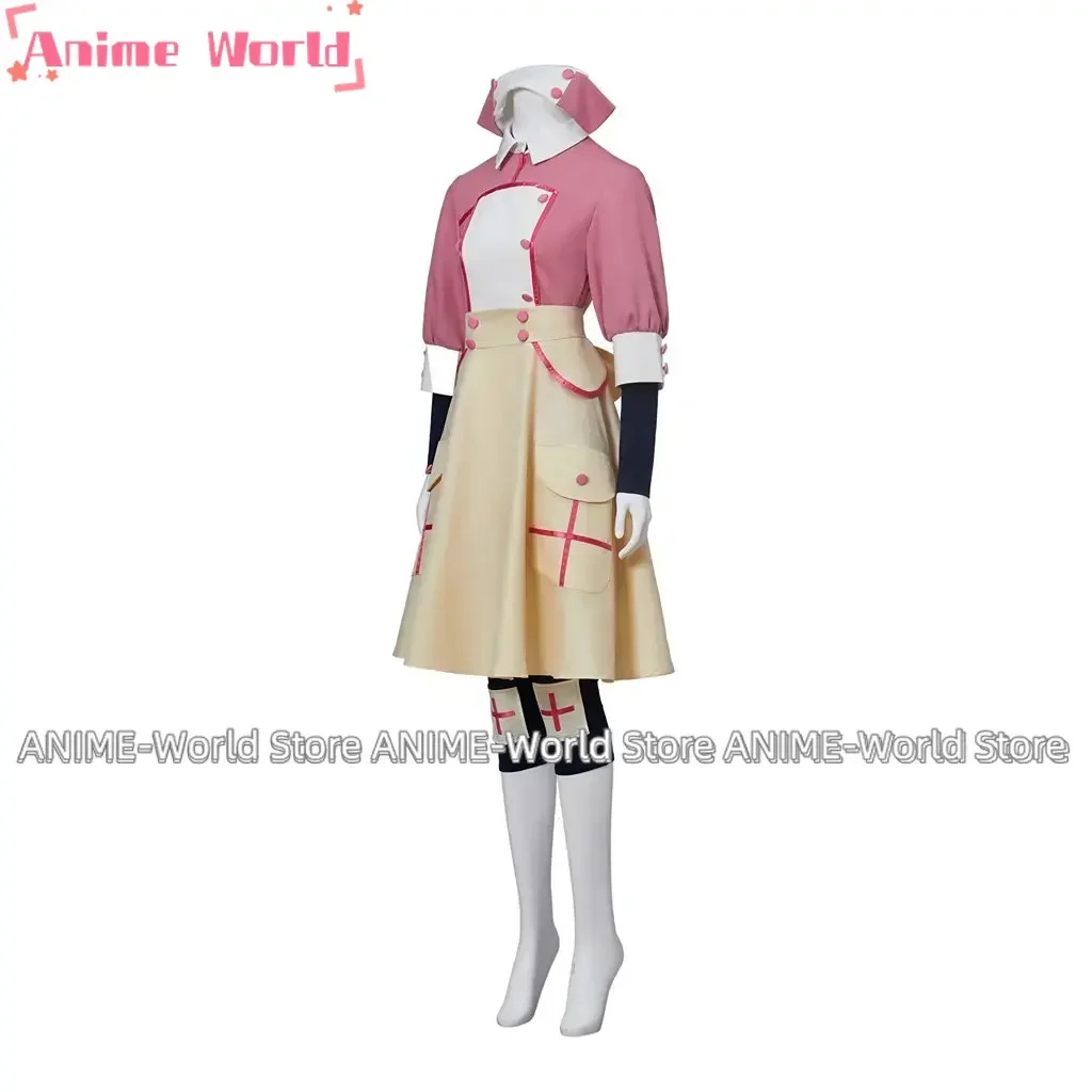 《Custom Size》Female Nurse Deku Cosplay Costume Cosplay Uniform Dress Set Suit Adult