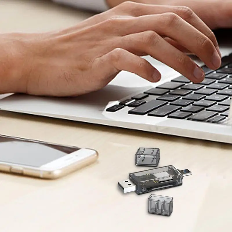 Computer cellulare Dual Use Typec multifunzionale All InOne OTG Card Reader Mini TF Camera SDCard 3.0 Memory Card