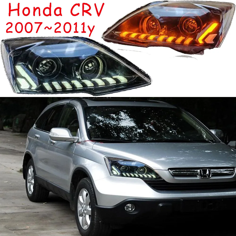 

Dynamic car bumper head light for Honda CRV Headlight CR-V daytime light 2007~2011y Car accessories LED fog lamp