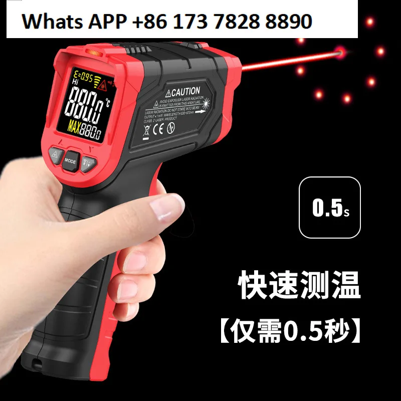 Termómetro infrarrojo TR6248, Detector de temperatura, pistola/medidor de medición de temperatura de horneado infrarrojo Industrial de alta precisión