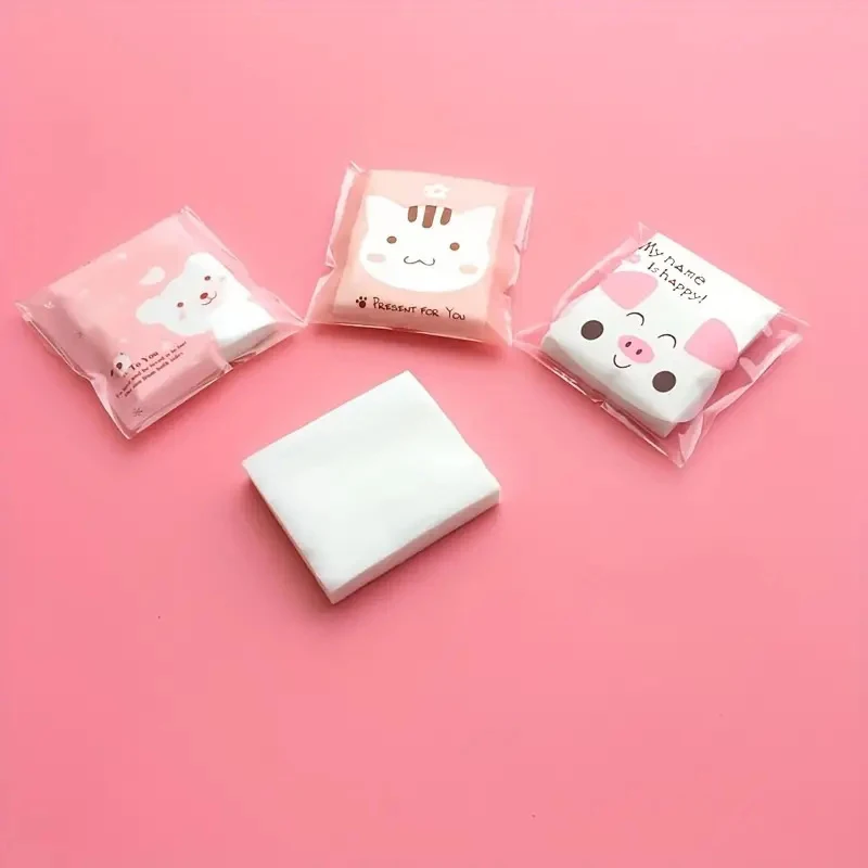 25 개/가방 작은 패키지 메이크업 코튼 섬세한 운반 얇은 깨끗한 메이크업 리무버 코튼 매니큐어 리무버 메이크업 도구