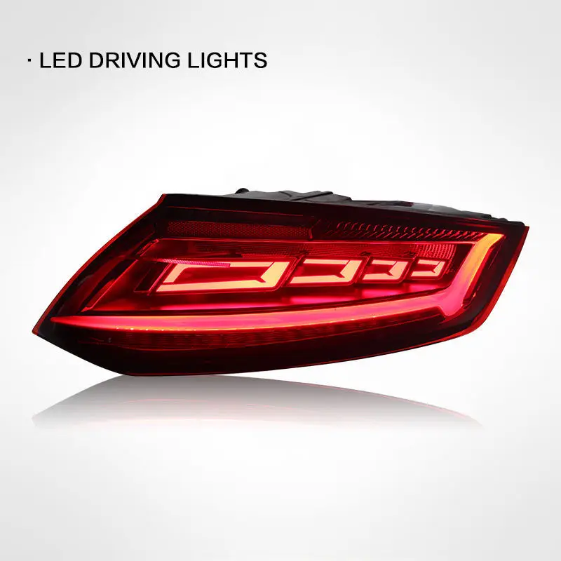 Car Taillights For Audi TT 2015 2016 2017 2018 2019 New RS style LED Tail Lamp Dynamic Turn Signal Light Tail Lamp Assembly