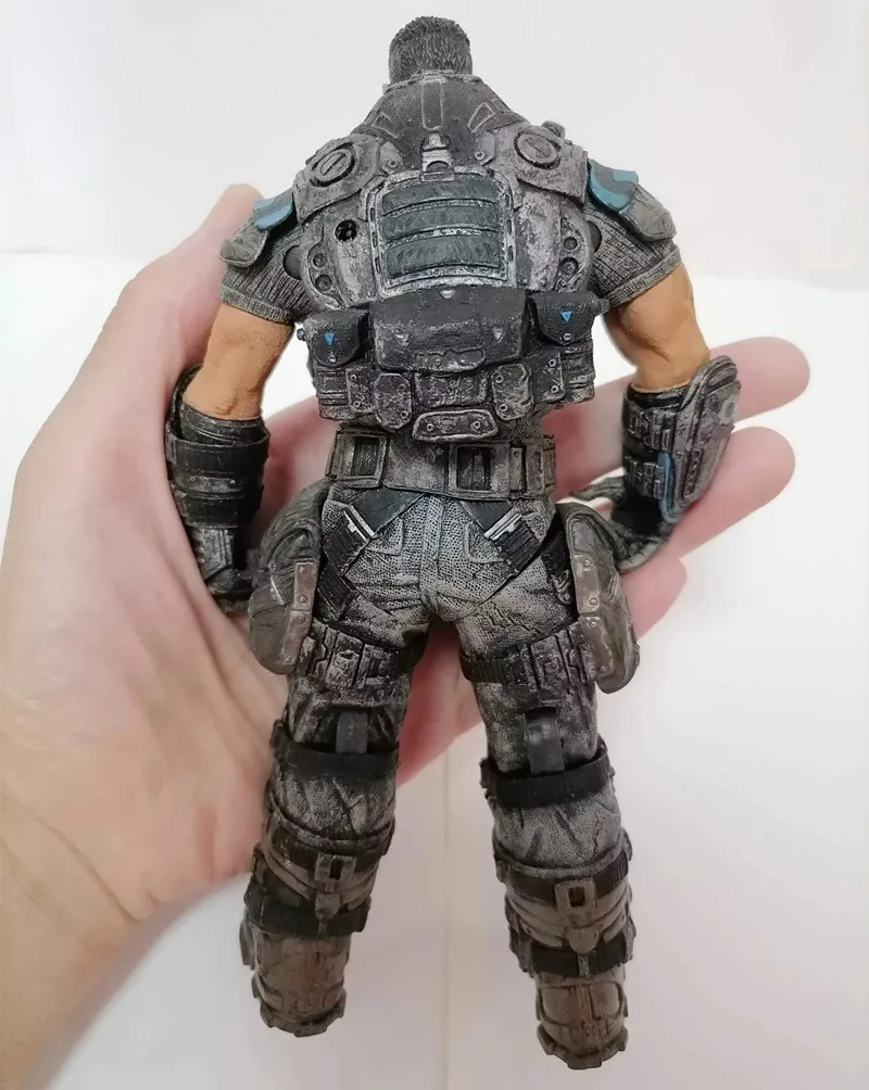 6inch 18cm cartoon game Gears of War DOMINIC santiago Action Figure joint doll kid PVC collection toy