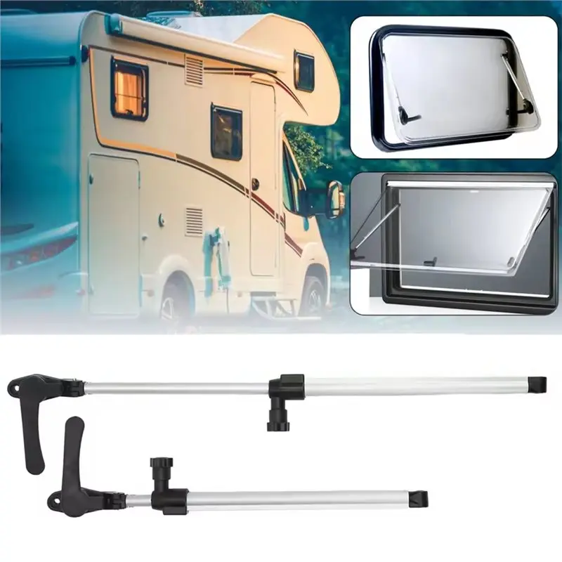 Auto Window Stay Lever Support Rod 1 Pair 310Mm-435Mm For RV For Motorhome RV Van