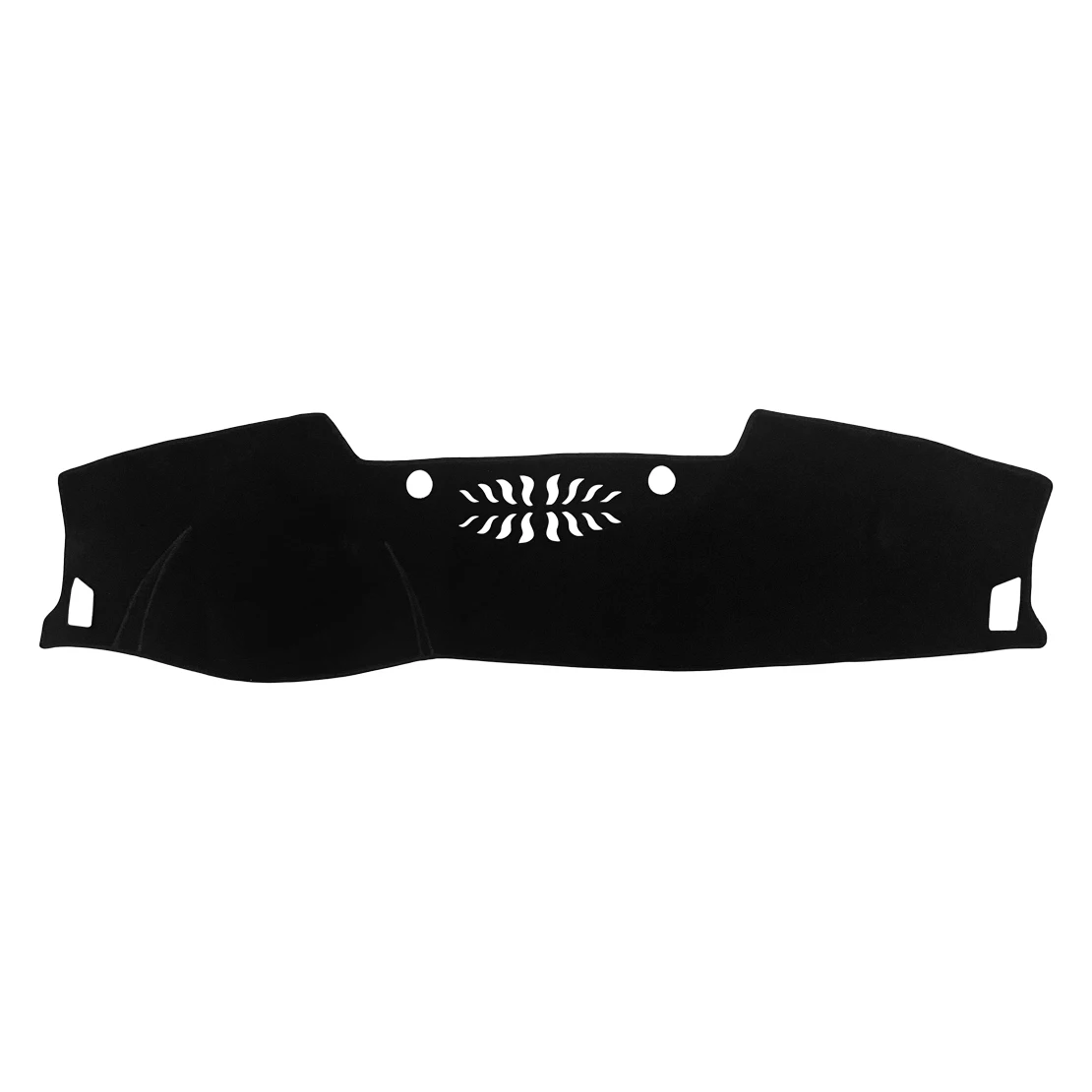 מחצלת לוח מחוונים מחצלת מתאים kia sp 10/2019-2023 ללא ראשים למעלה להציג פוליאסטר שחור