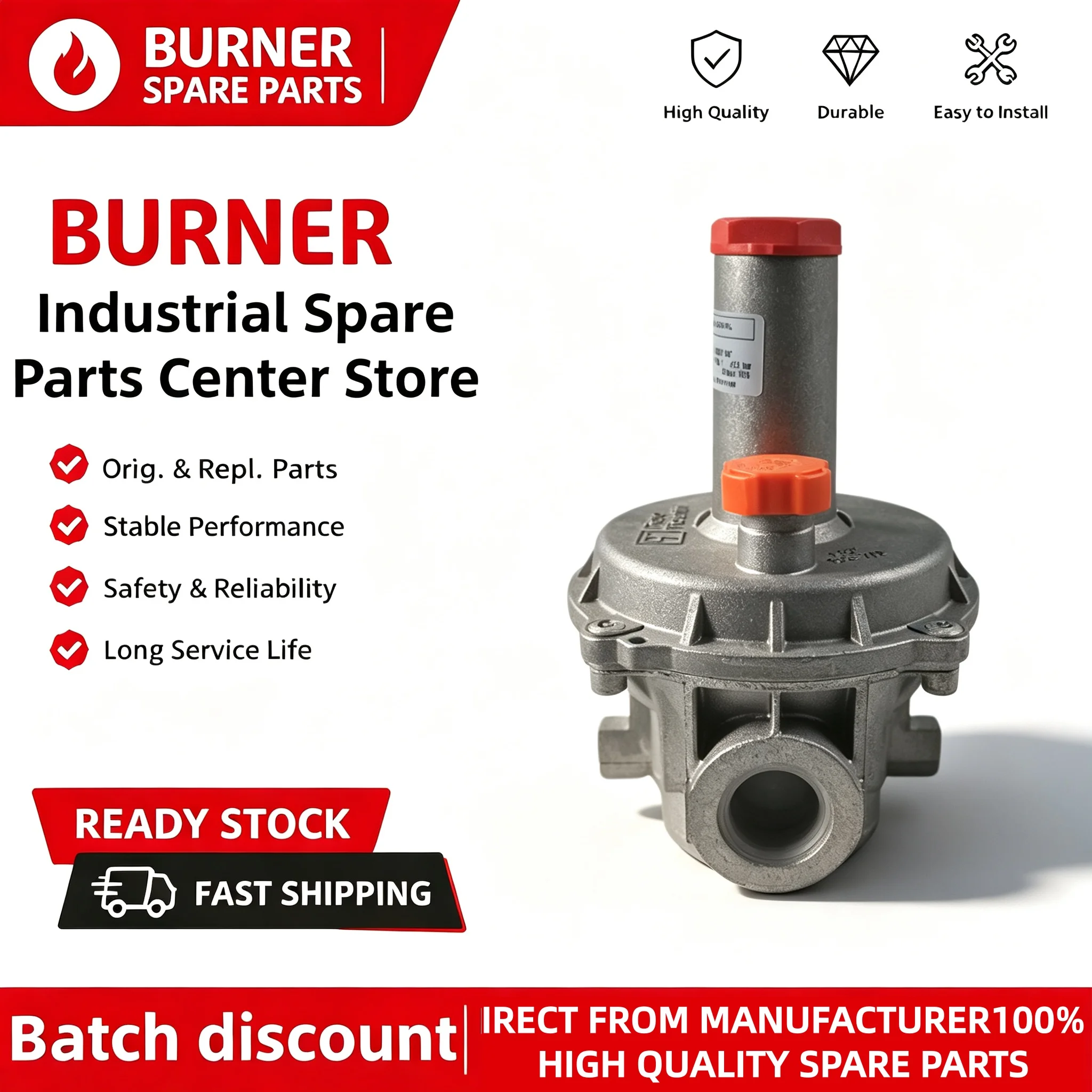 FMF30061 FMF30062 FMF30063 Gas Pressure Regulator Burner Stabilizer Reducing Valve Boiler Spare Parts