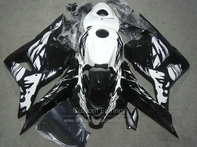 ZXMT ABS Customize Fairing Kit For HONDA CBR600RR 2009 2010 2011 2012 CBR 600 RR 09-12 Black White Fairings Set SZ49