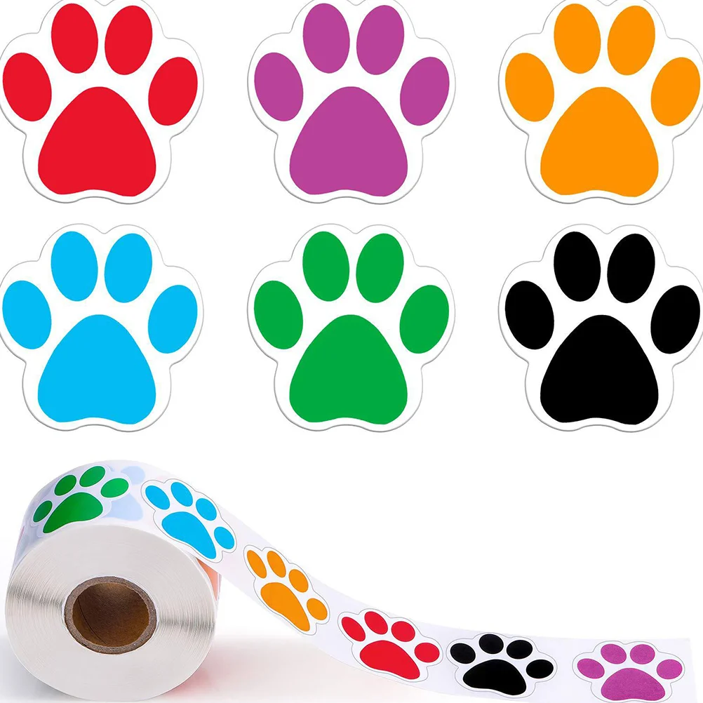 

3 Rolls Manual Child Kids Wall Decals Gift Tags Sticker Animal Sealing