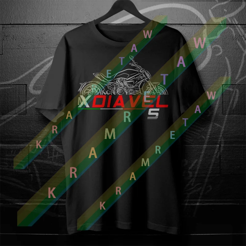 

2025 Man T Shirt Casual Ducatis XDiavel S 2016-2023 Motorcycle T shirt Graphic Summer Short Sleeves 100% Cotton S-3XL Cool Tee