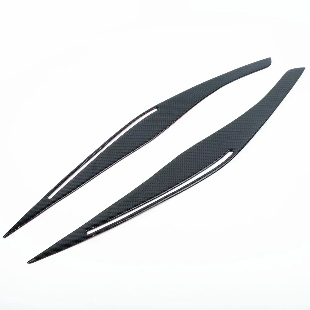 No drilling required Headlight Eyelid Cover Ultra-light Decal Replacement Carbon Fiber Decoration High Quality