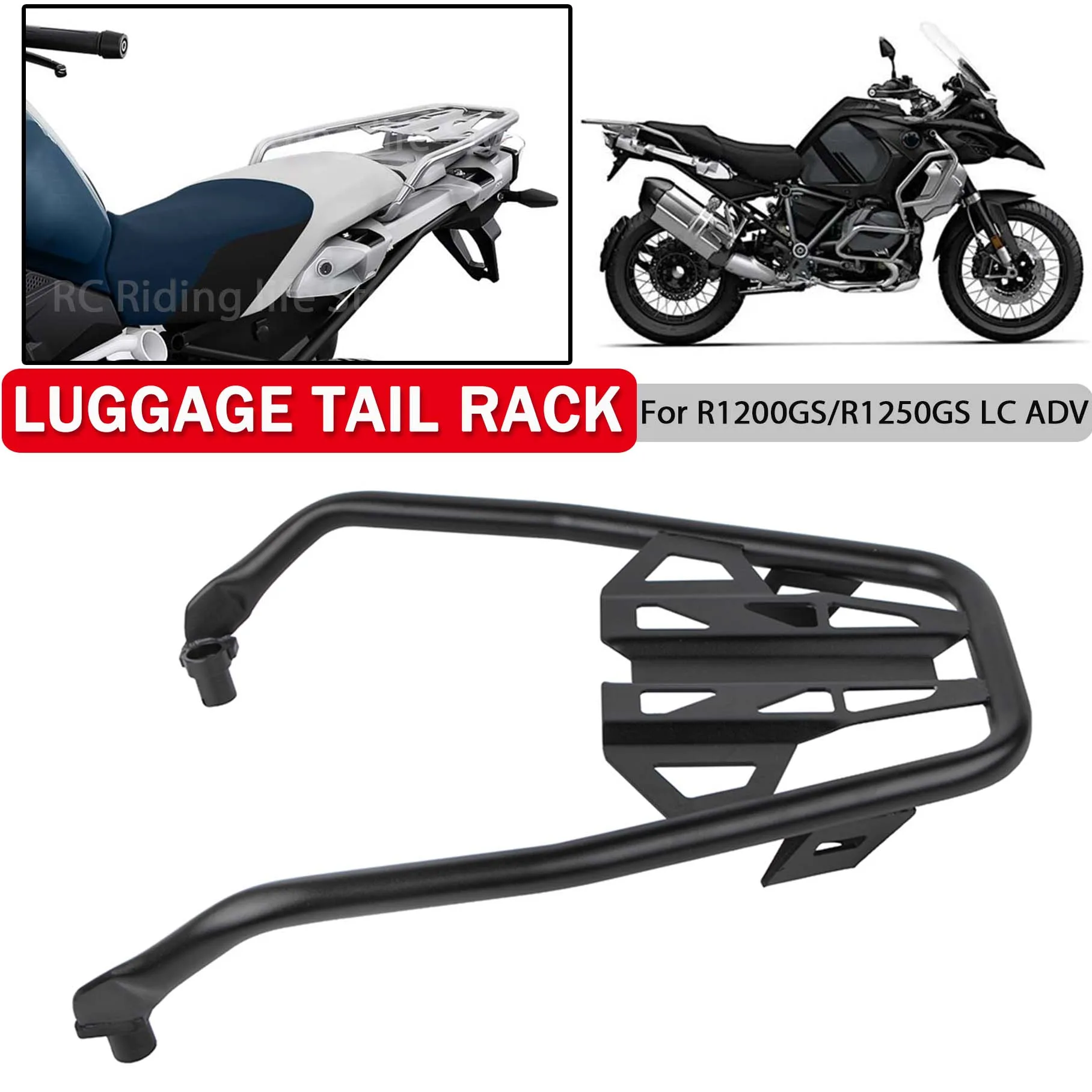 

Luggage Tail Rack Rear Seat Tail Box Top Case Bracket For BMW R1250GS R1200GS Adventure R 1200 R1250 R1200 GS LC ADV 2013-2022