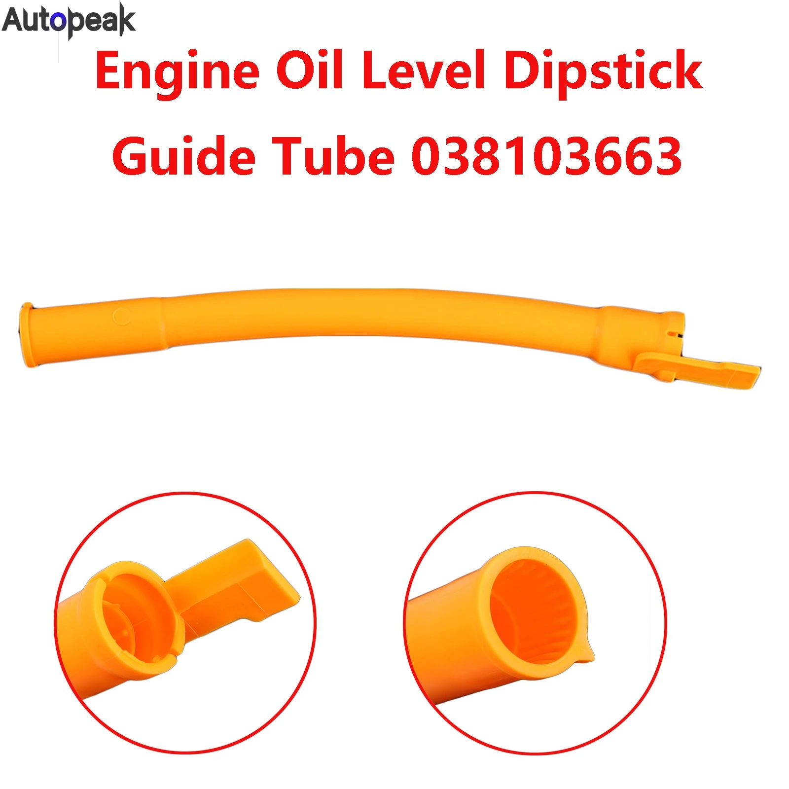 1X For Skoda Octavia Superb Transmission Engine Oil Level Dipstick Guide Tube Car Accessories Interior Parts 038103663