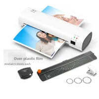 Intelligent Hot and Cold Laminating Machine SL268 Match Sets A4 Plastic Sealing Machine One-Key Fast Heat Anti-Jamming 6