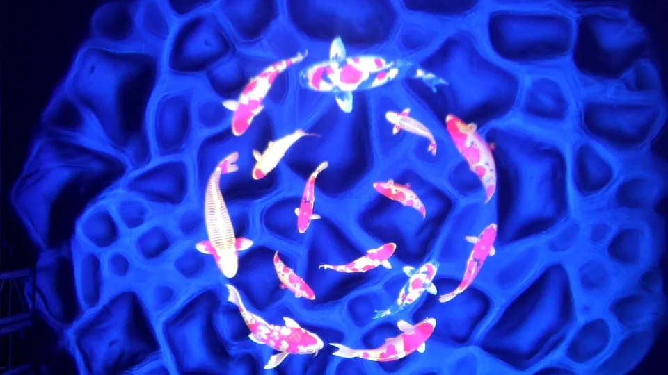 プロジェクター水波ライト屋外海の波紋水カスタマイズされたパターンライト