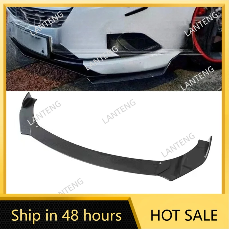 Car Front Bumper Lip For Corsa Corsa-e 1992-2022 Chin Spoiler Splitter Protection Side Corner Guard Exterior Parts Air Dams
