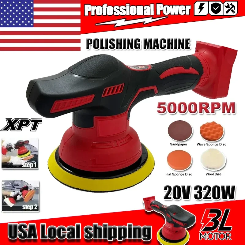 

Беспроводная полировальная машина Milwaukee с 8 скоростями, цифровым дисплеем, для полировки автомобилей, 18В литиевая батарея