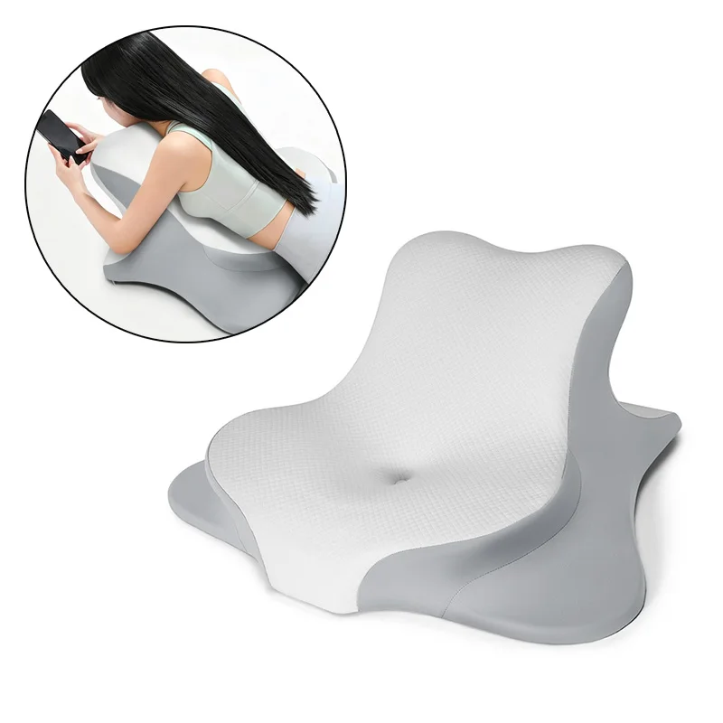 Multifunction Sleep Pillow Memory Foam Ergonomic Design Lying Leaning Prone Back Support Sleeping Bed Pillow Home
