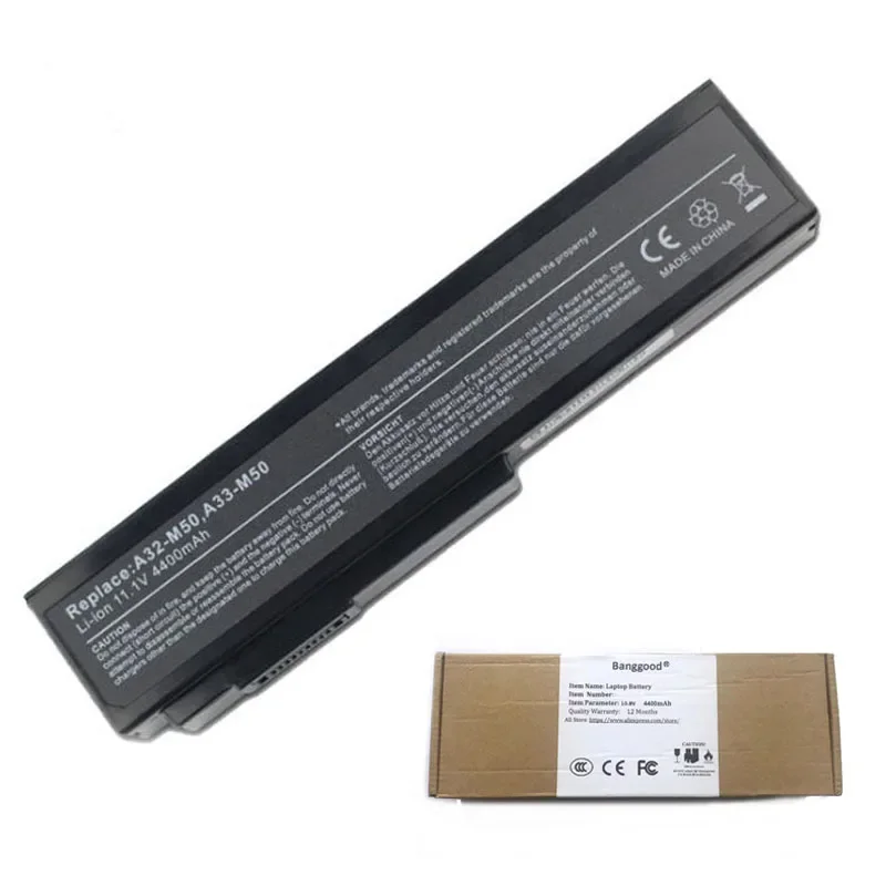 4400Mah A32-N61 A33-M50 Laptop Batterij Voor Asus N61 N61j N61d N 61V N61vg N61ja M 50S N 43S N43jf N43jq N53 N 53 N 53S A32-M50 A32-X64