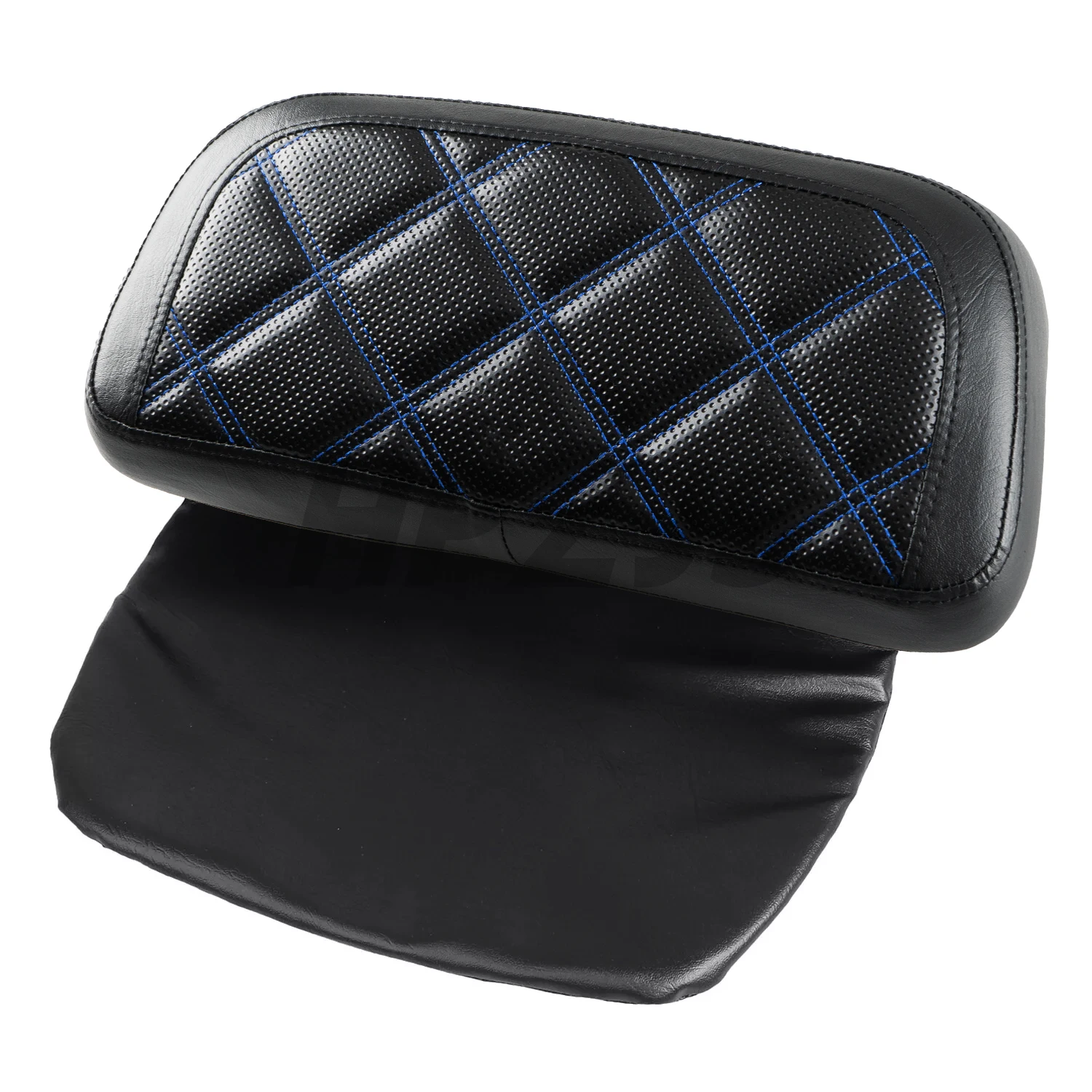 

Razor Chopped Tour Pak Pack Trunk Backrest Pad For Harley Motorcycle Touring Street Tri Glide Road King 2014-Up Black PU Leather