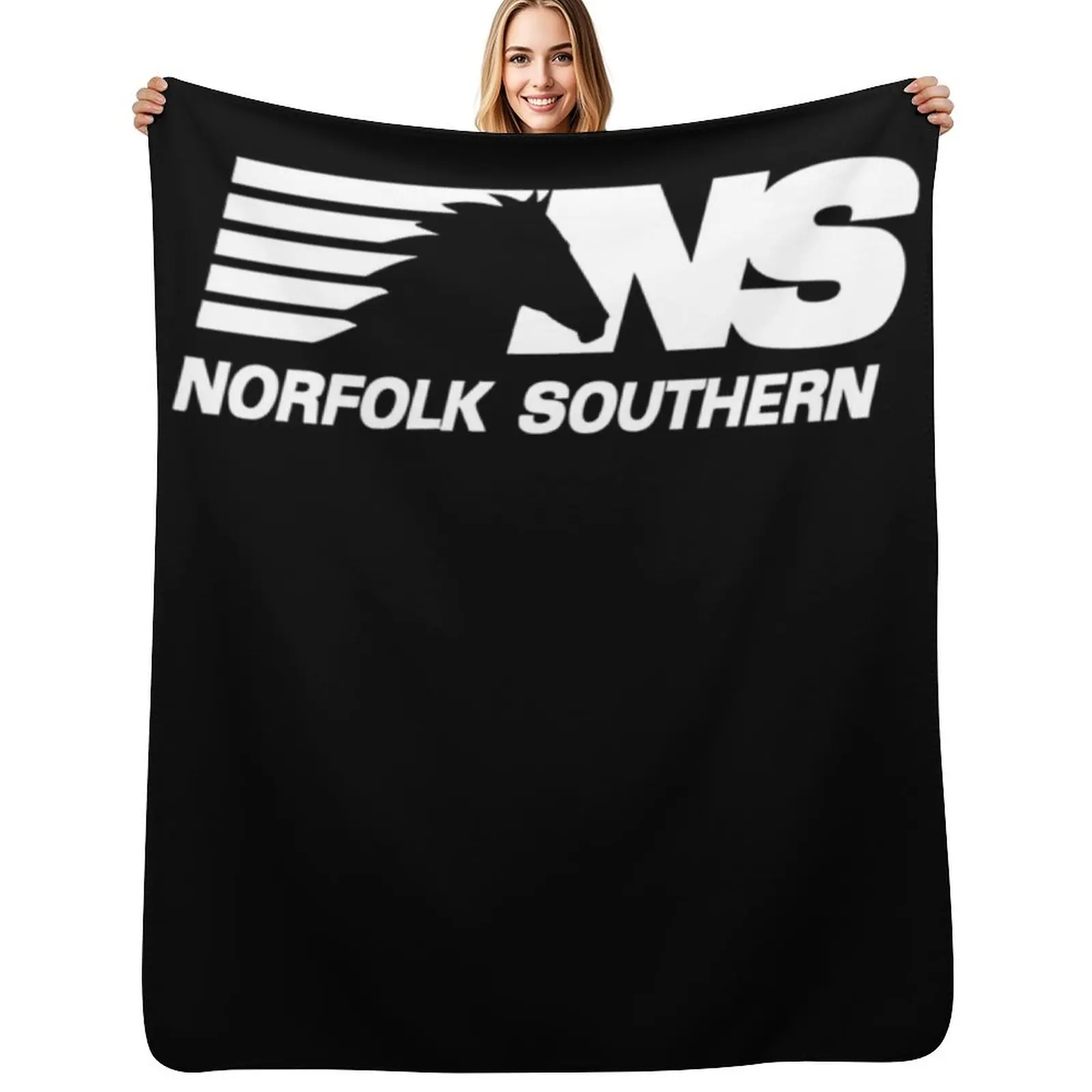 Norfolk Southern Railway Throw Blanket Luxury St Quilt Winter beds Soft blankets ands Hairy Blankets