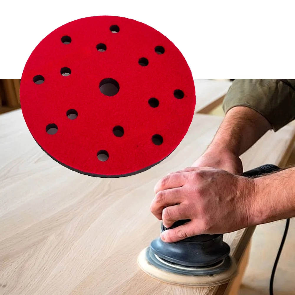 1PC 6inch 150mm 15 Holes Polishing Pad Backing Pad Sanding Disc Wet Dry Polished Interface Pad Disc Power Tools