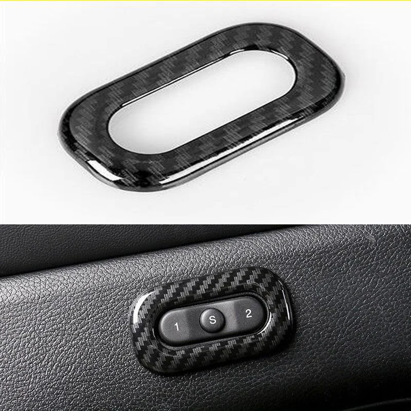 

Carbon Fiber Seat Switch Button Cover Trim Fit For Jeep Grand Cherokee 2014 2015 2016 2017 2018