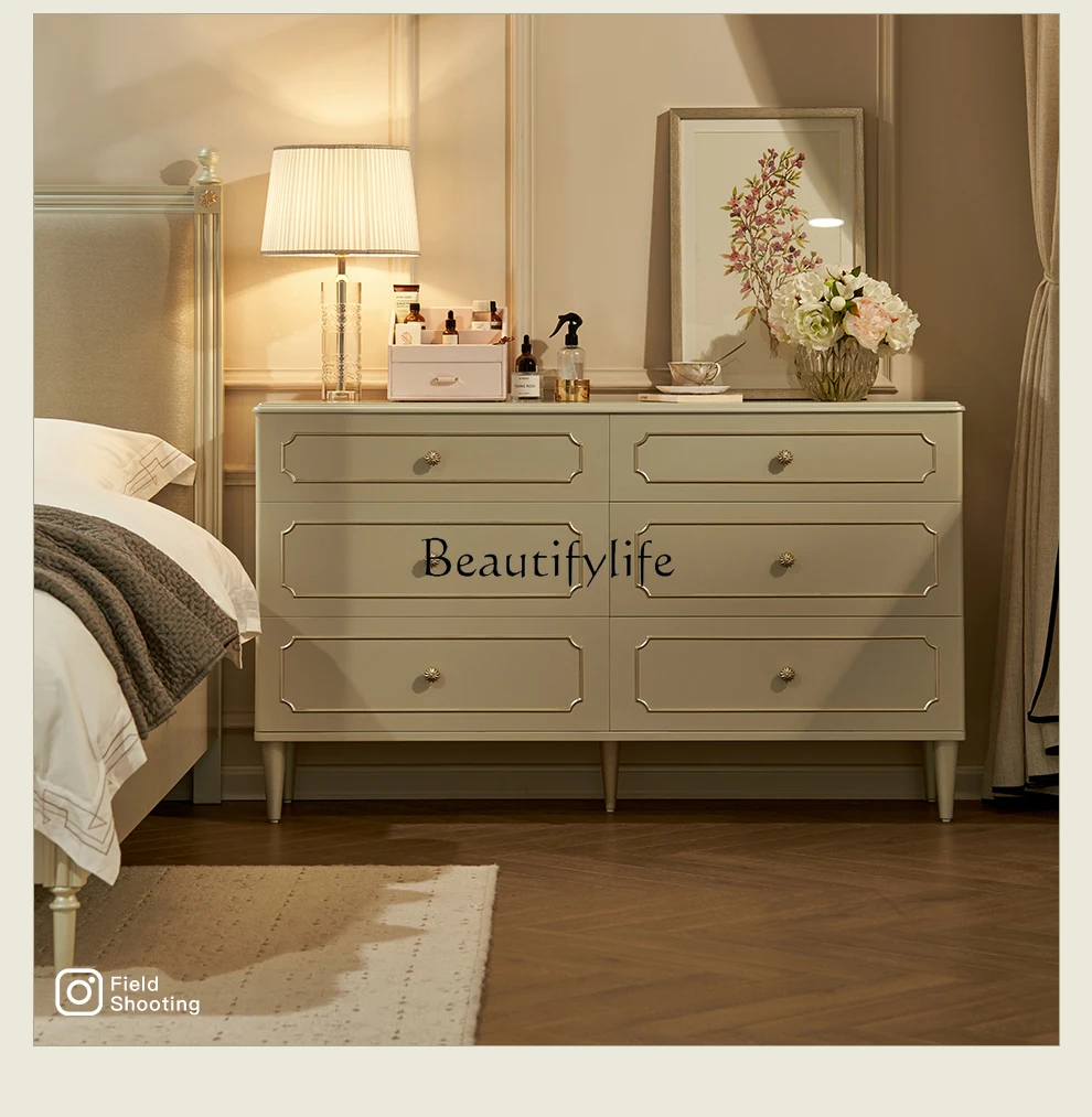 02 Cômoda moderna e simples com luz de armazenamento e luxo para quarto