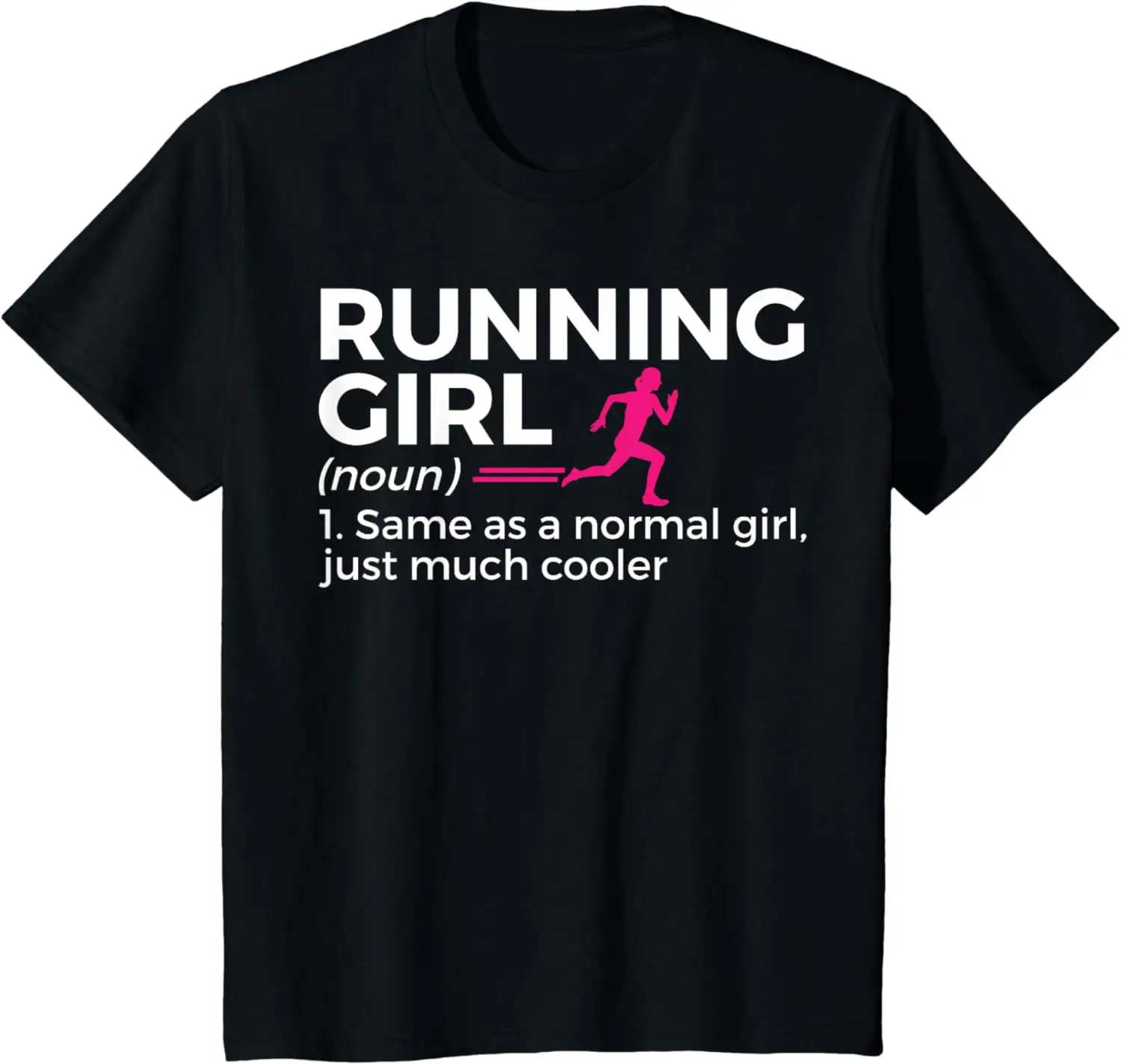 Running Girl Definition Funny Runner T-Shirt  Graphic T Shirts  Women Clothes Tops Vintage Clothes  Ropa De Mujer