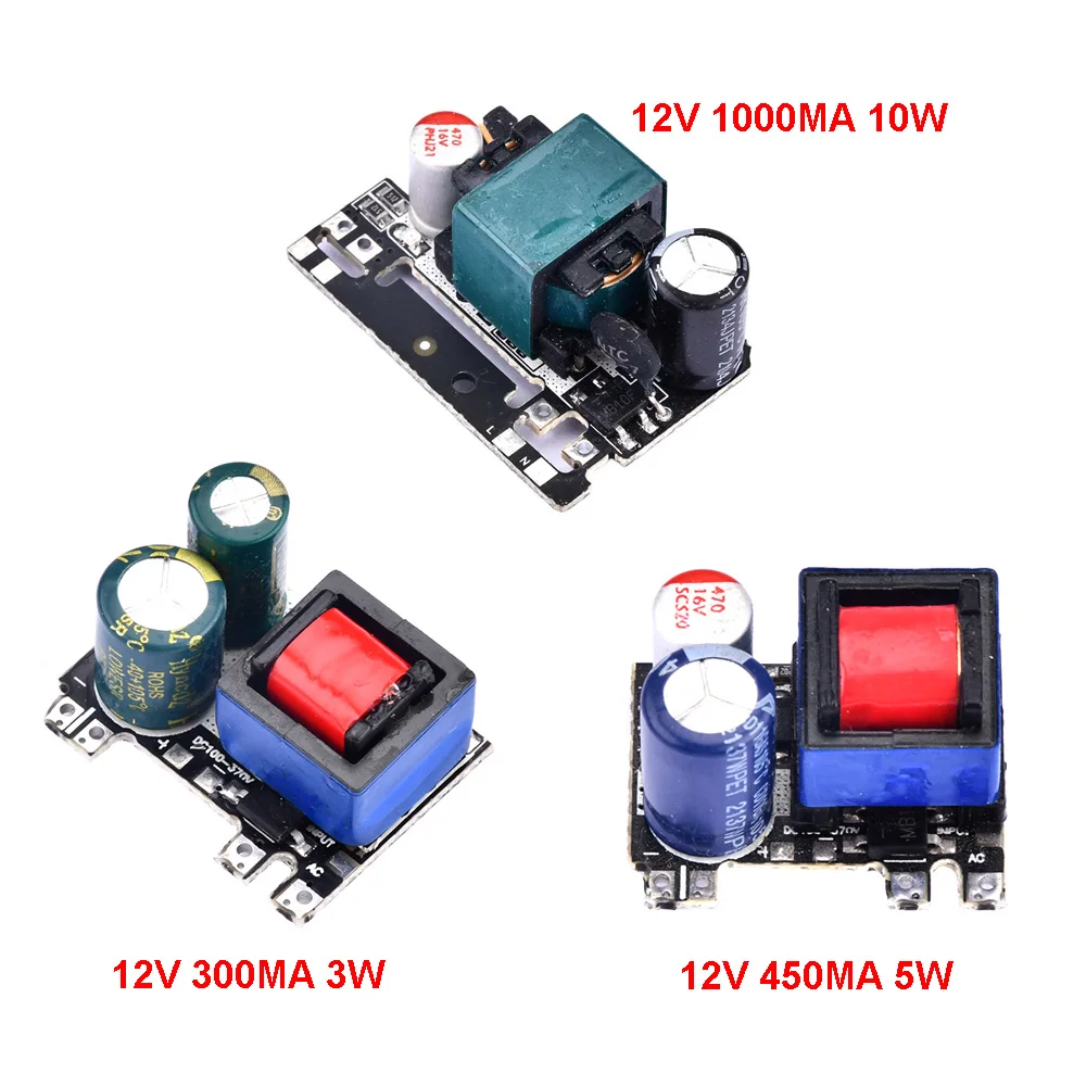 AC-DC 12V Buck Converter AC 220v to 12v DC step down Transformer power supply module 4A 3W/5W/10W AC-DC Converter module