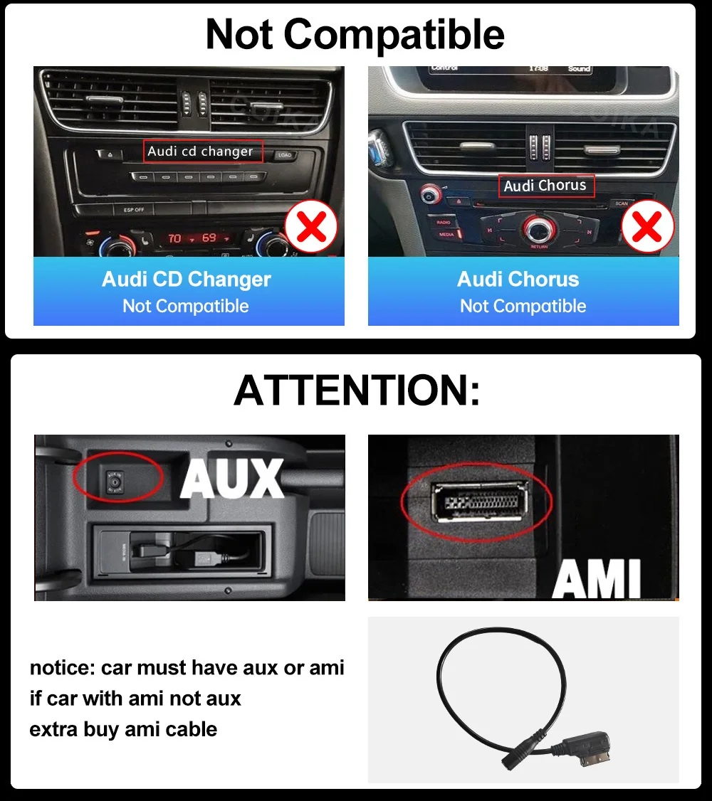 1920*720P Display-Bildschirm Linux-System Autoradio-Stereoanlage für Audi A4 B8 A5 2009-2016 Multimedia-Player BT Wireless Carplay Auto – Detail 3