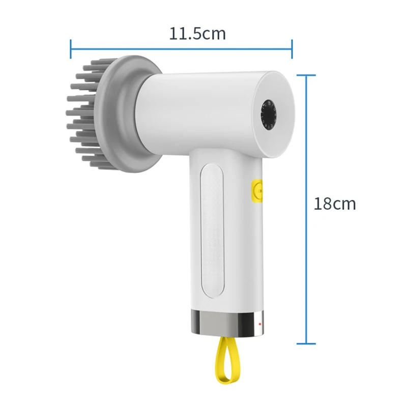 Xiaomi MIJIA Electric Scrubber Spin Cleaning Brush Power Scrubber With 4Replaceable Brush Heads Electric Cleaning Brush Bathroom