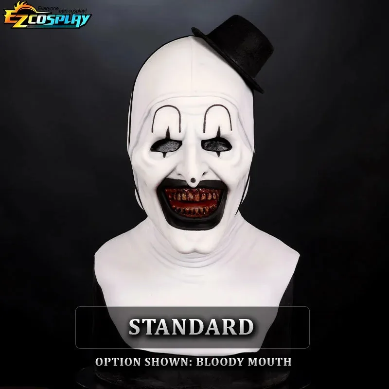 A Loving Family Terrifier 2 Art the Clown Mask Cosplay Latex Masks Helmet Masquerade Halloween Party Costume Props 2025 New